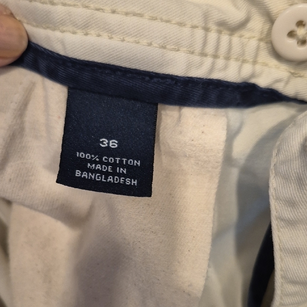 Men's Daniel Cremieux Cream Cargo Shorts Size 36 - Picture 7 of 9
